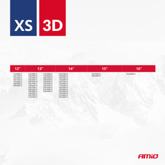 Textiele sneeuwkettingen 3D XS in gebruik