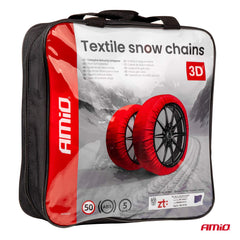 Textiele sneeuwkettingen 3D XS met montage zonder gereedschap
