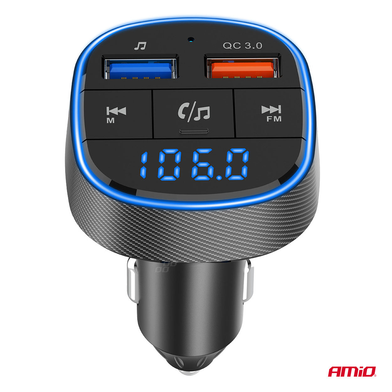 FM-transmitter til klassisk bilradio uden Bluetooth