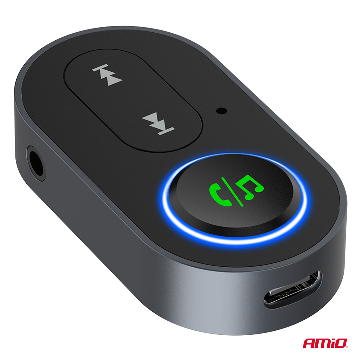 Bluetooth AUX-modtager med kontrolknap