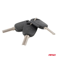 Stuurwielslot L06 gemonteerd op het stuur