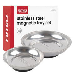 Magnetische schaalset van roestvrij staal met schalen van 110 en 150 mm