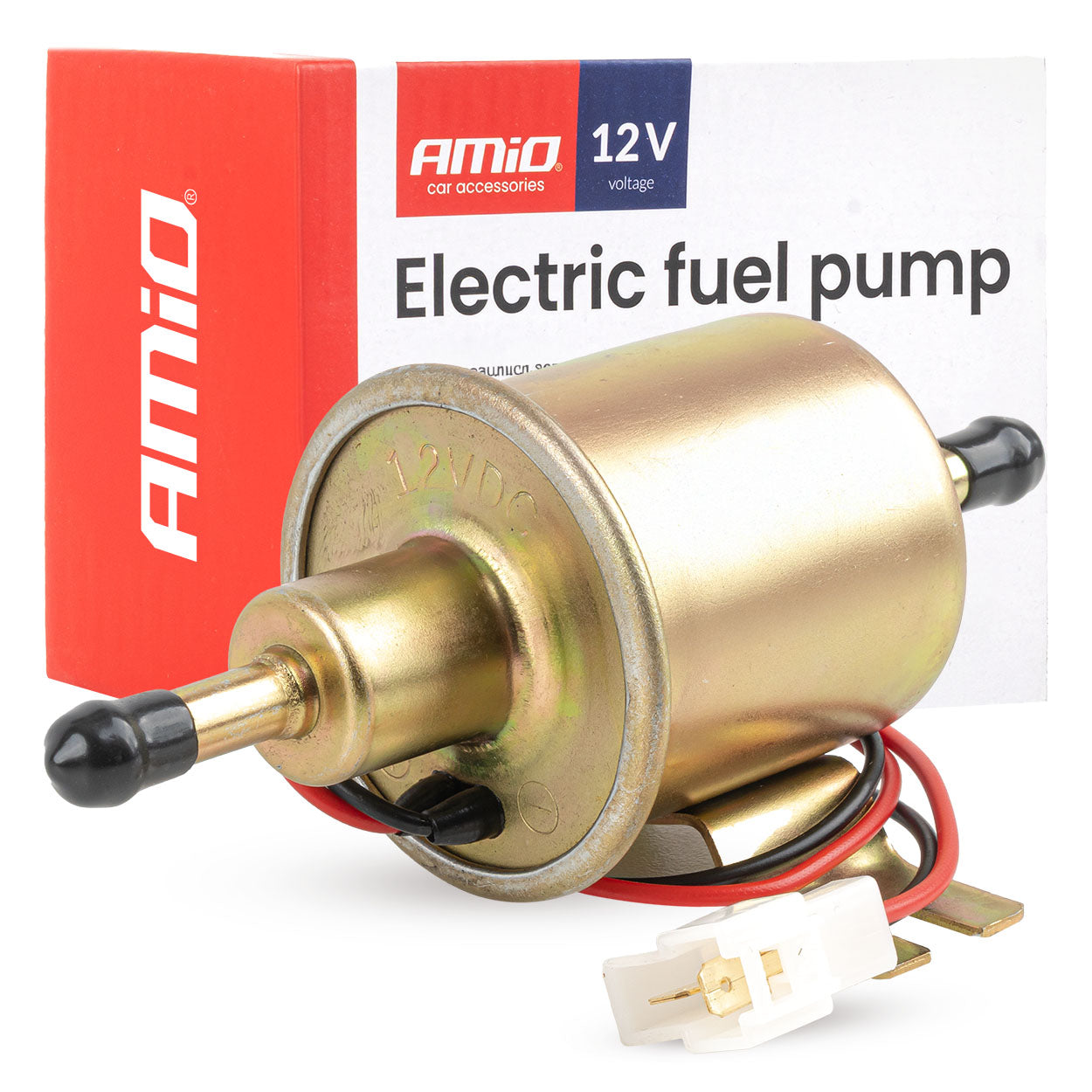 Elektrische brandstofpomp voor 12V met 8 mm aansluiting