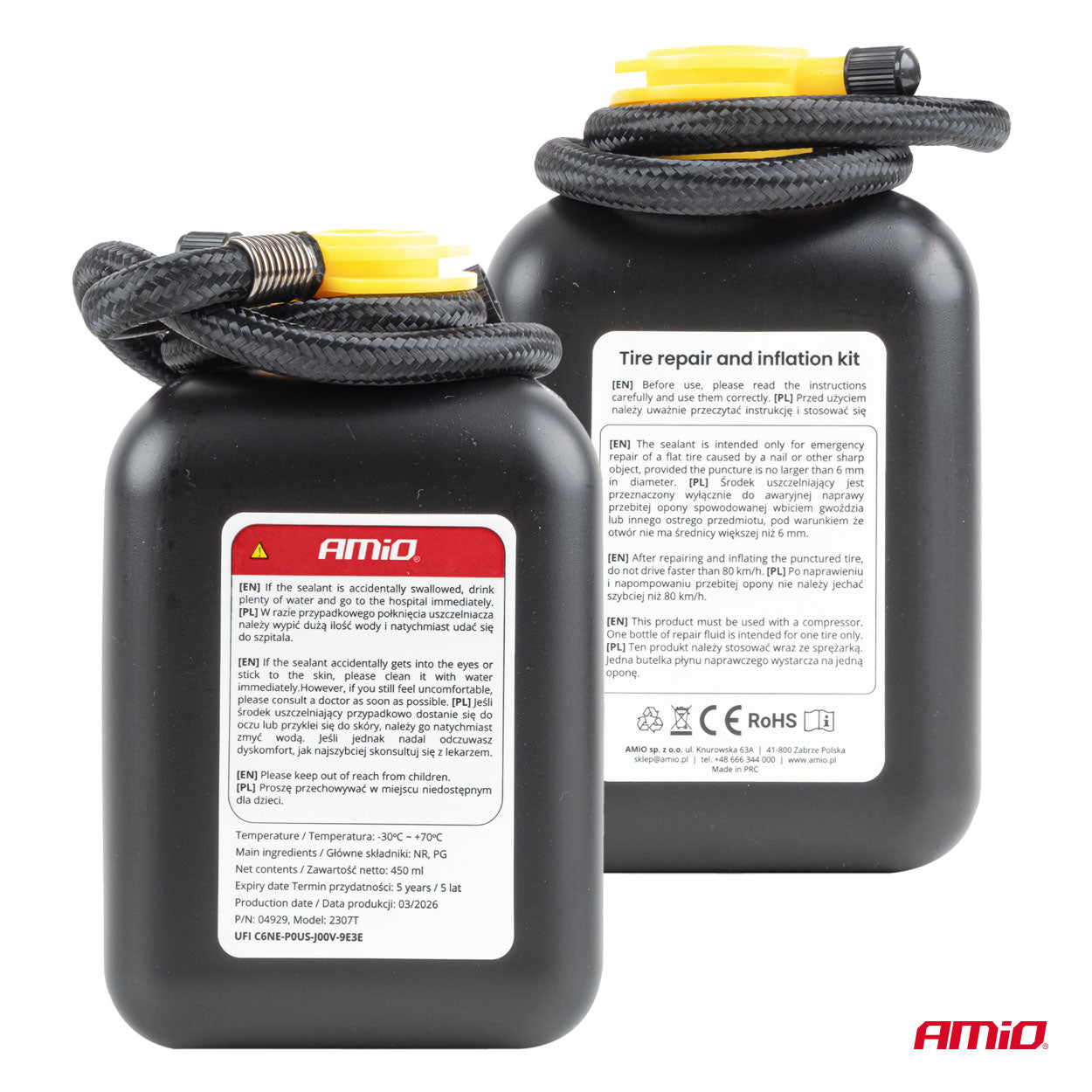 Bandenreparatieset met maximale druk van 120 PSI