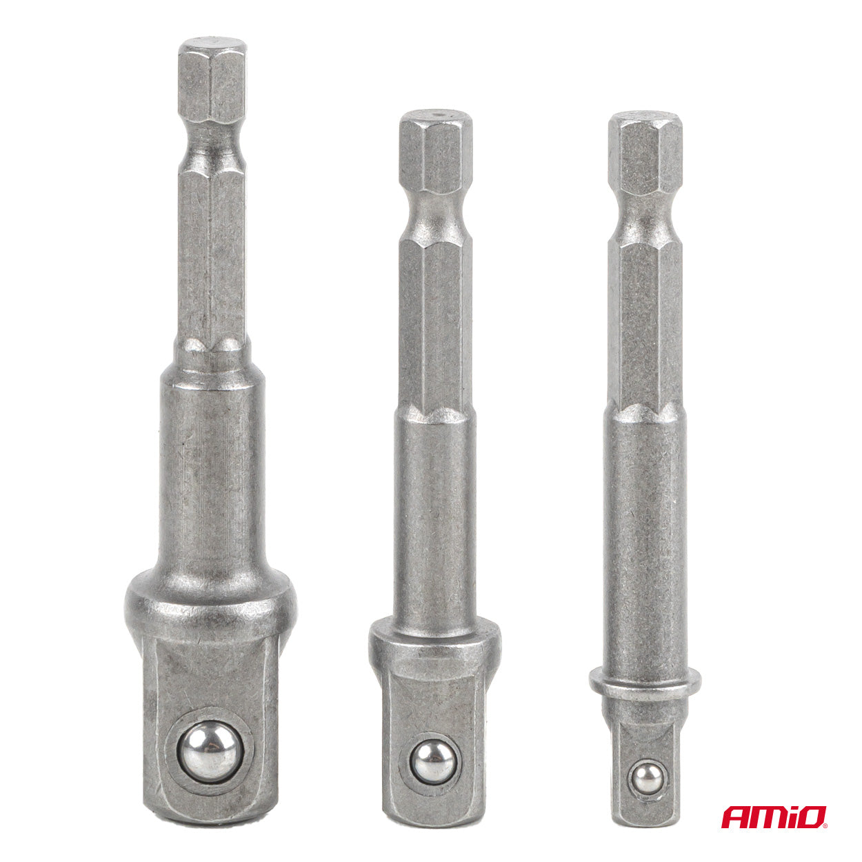 Doppenset adapters met 1/4 inch HEX-aansluiting