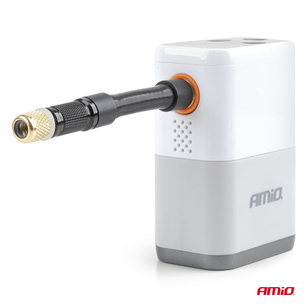Compacte digitale fietscompressor met LED-display