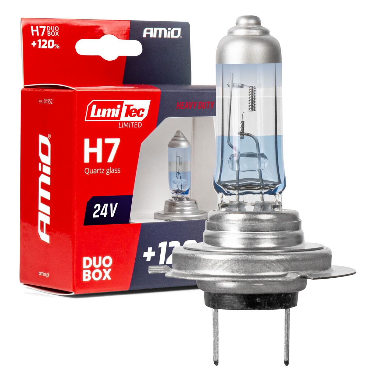 H7 halogeenlampen 24V 70W LumiTec LIMITED +120% DUO