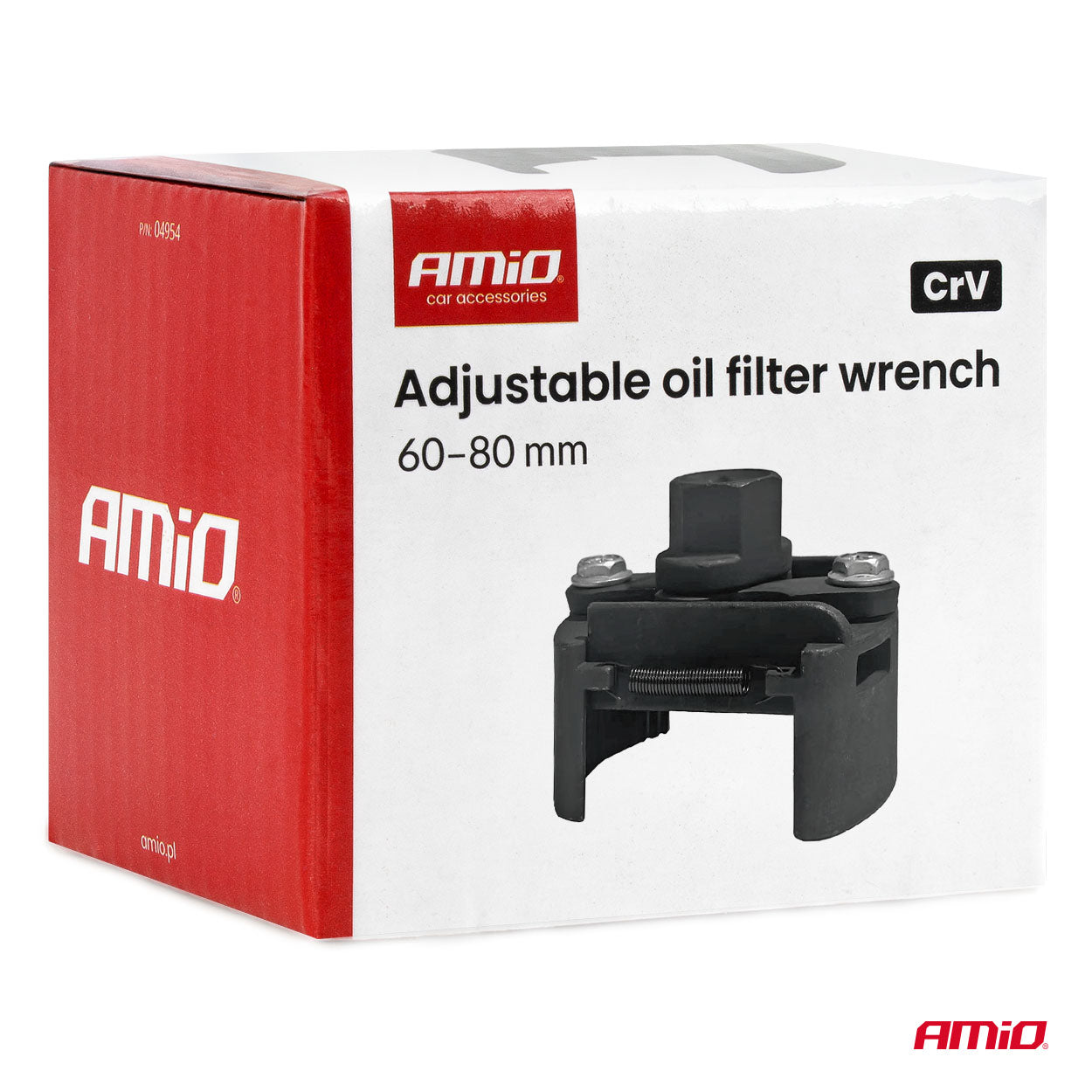 CrV-oliefiltersleutel voor filters met een diameter van 60-80 mm