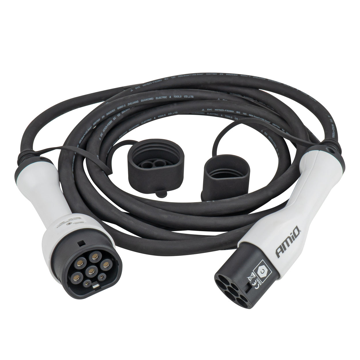 Type 2 til Type 2 ladekabel på 5 meter