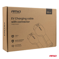 Type 2 til Type 2 ladekabel til AC-ladestation