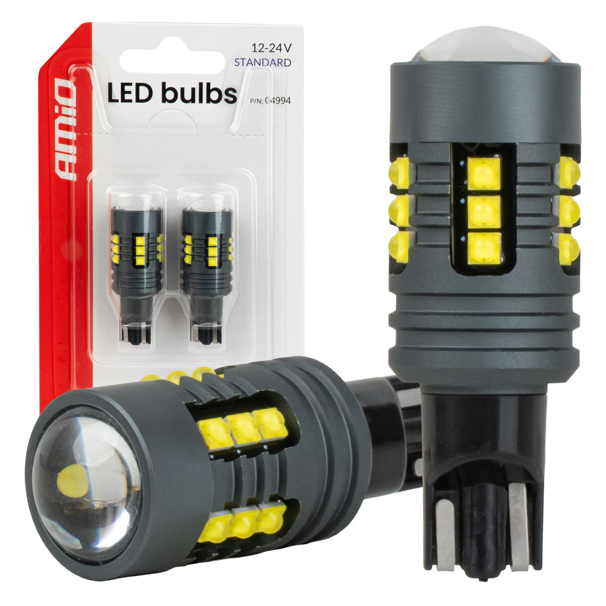 T15 LED-lamp met 18 SMD 2525 leds en wit licht
