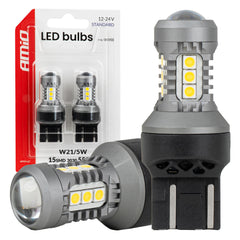 LED-lamp 7443 W21/5W met 15 SMD 3030 leds