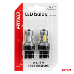 LED-lamp 7443 met 15 SMD 3030 leds