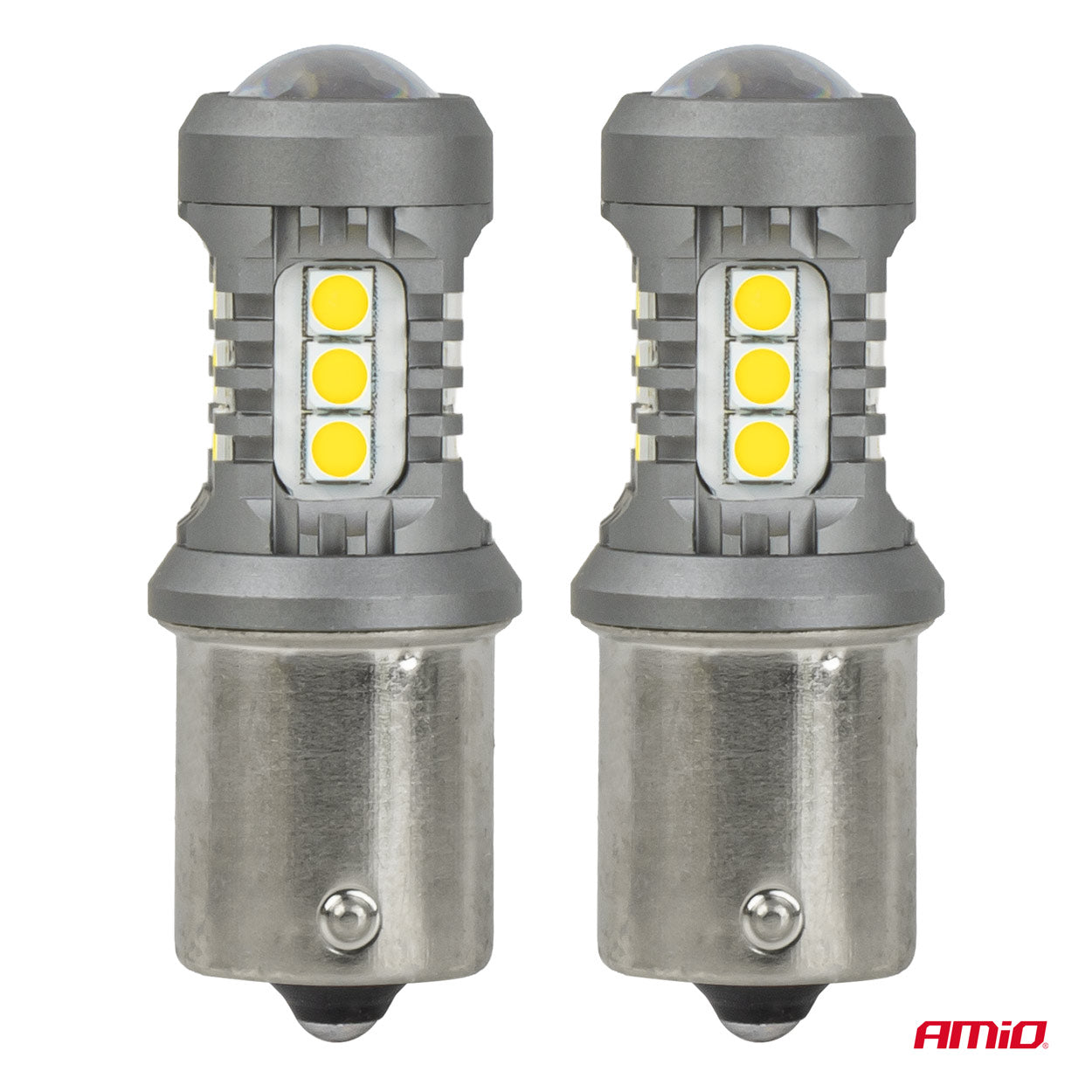 LED-lamp BAU15S/PY21W met 15 SMD 3030 leds