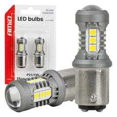 LED-lamp BAY15D P21/5W met 15 SMD 3030 LED's