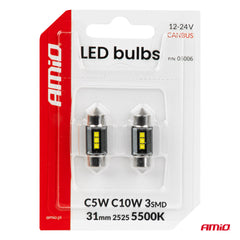 LED-lamp met 3 SMD 2525 LED's en CANBUS-technologie
