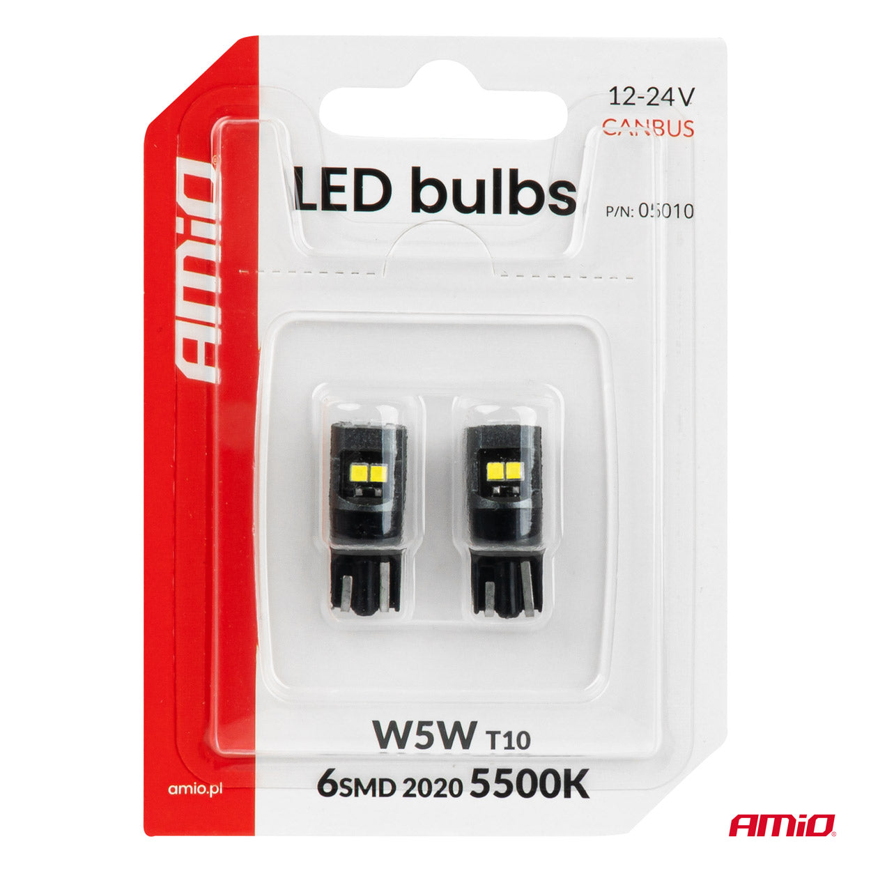 T10 LED-lamp voor 12/24 V-systemen