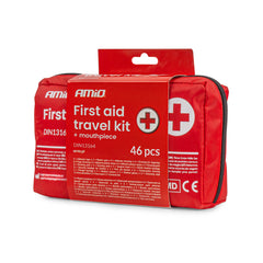 EHBO-set in etui volgens DIN 13164 met beademingsmasker