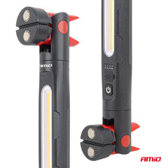 LED-inspectielamp met magneet en klem