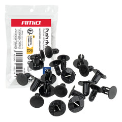 Set met 20 kunststof clips voor de auto