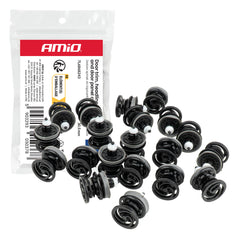 Set bekledingsclips voor de auto van 30,5 mm met 20 kunststof clips