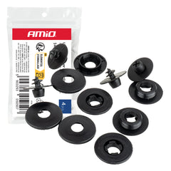Universele vloermatclips 14 mm, 4 stuks.