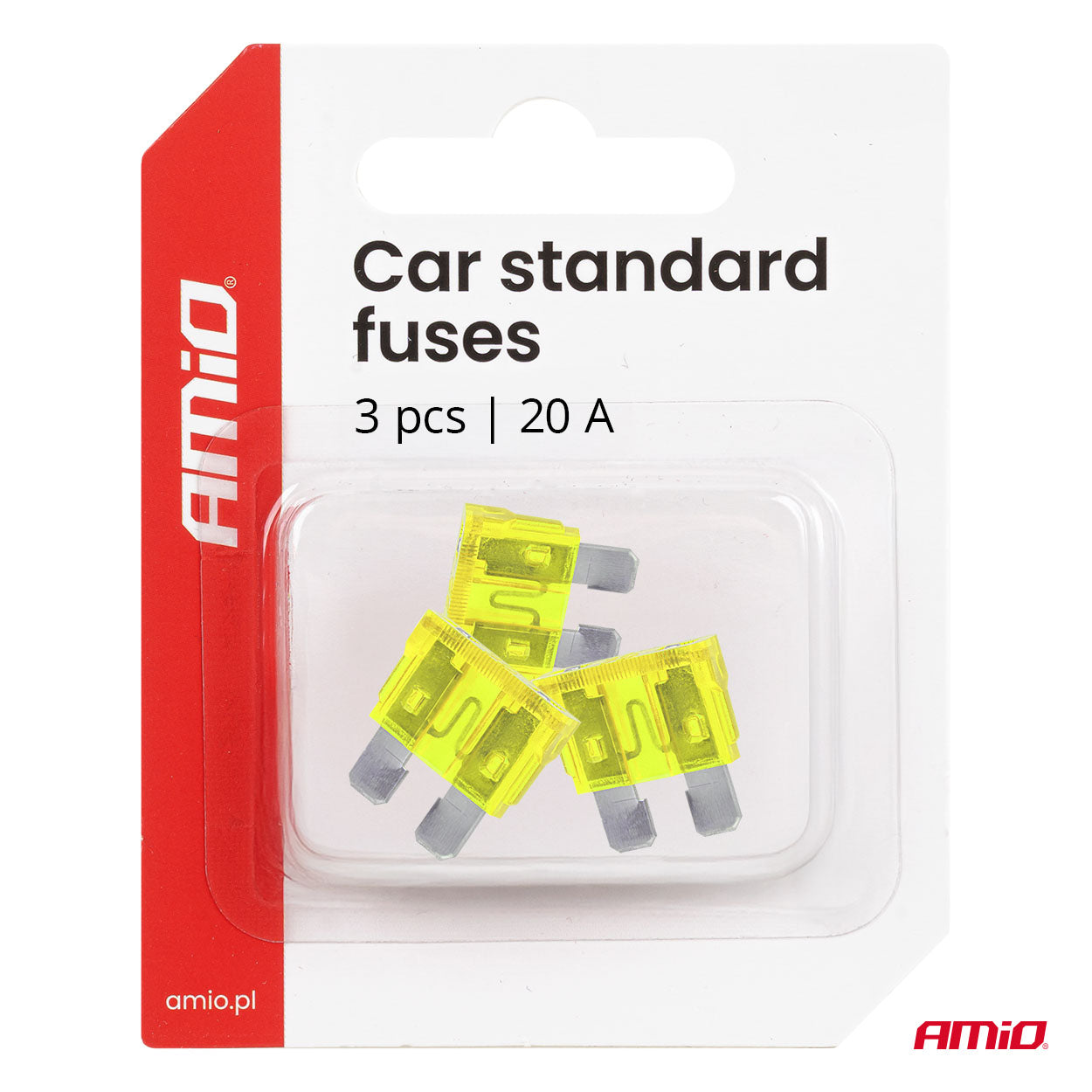 STANDARD autozekeringen in praktische blisterverpakking