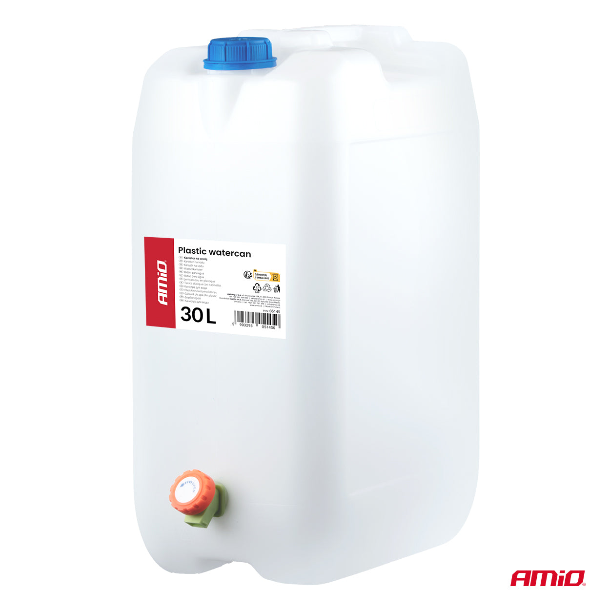 Waterjerrycan met ergonomische draaggreep