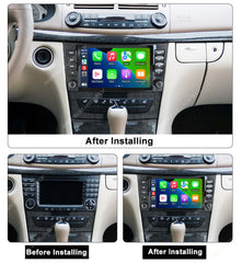 Mercedes-Benz W211 - 8" autoradio met Apple CarPlay en Android Auto – Carmedia24.nl
