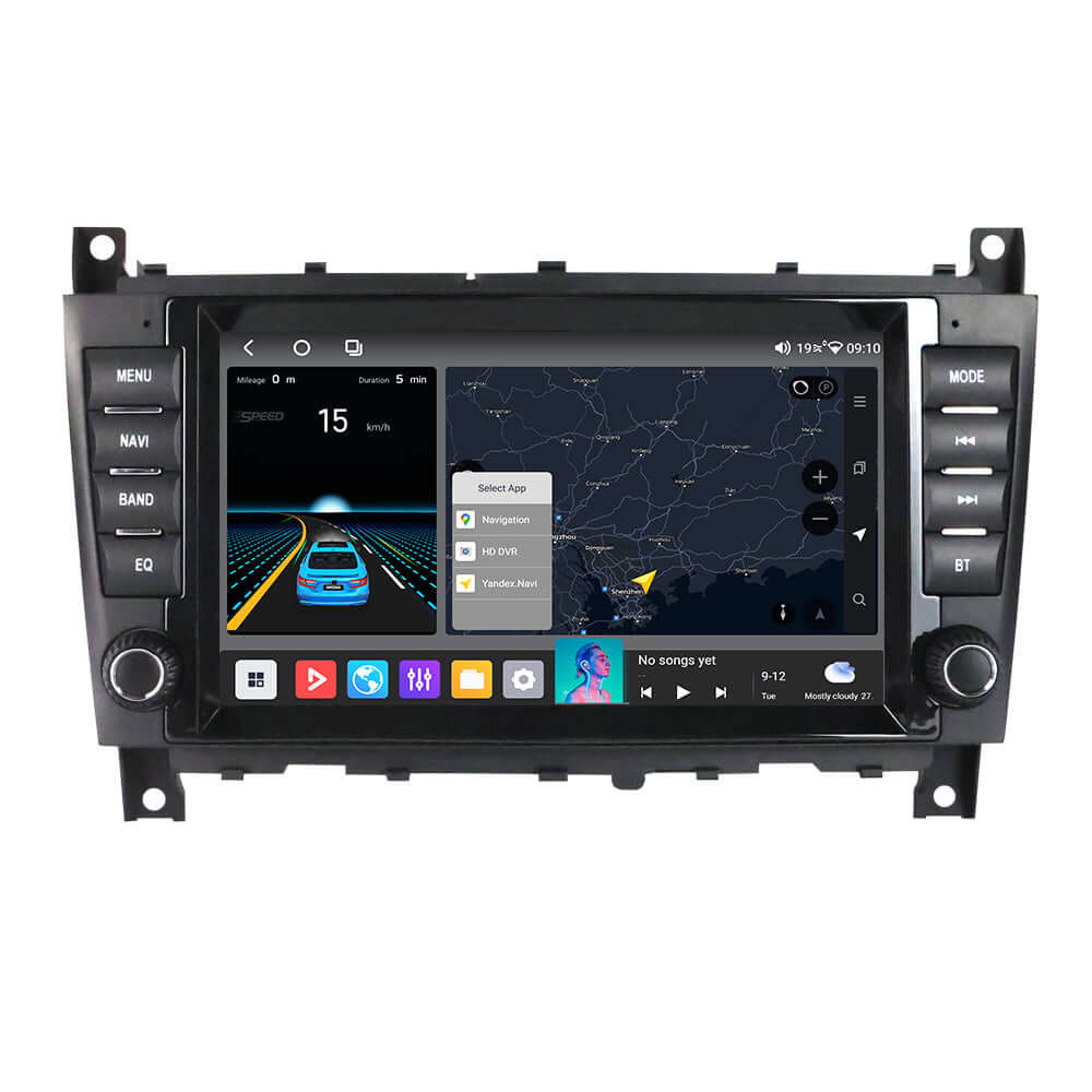 Mercedes-Benz W203 e.a. - 8" radio met Apple CarPlay en Android Auto – Carmediaeurope.com