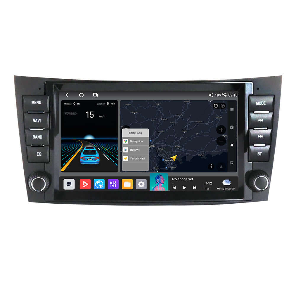 Mercedes-Benz W211 - 8" autoradio met Apple CarPlay en Android Auto – Carmedia24.nl