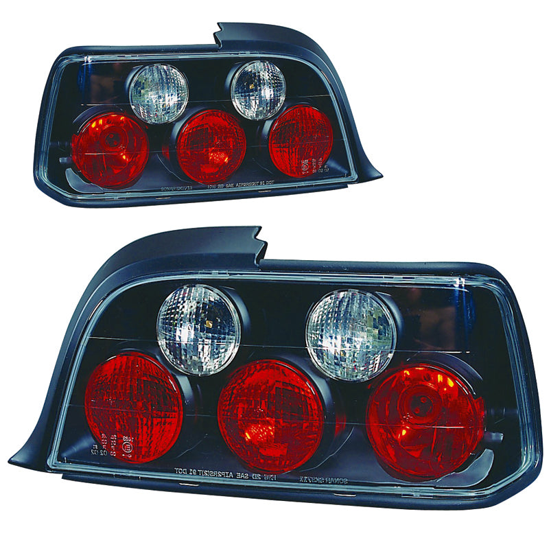 Zwarte achterlichten voor E36 2D 1992-