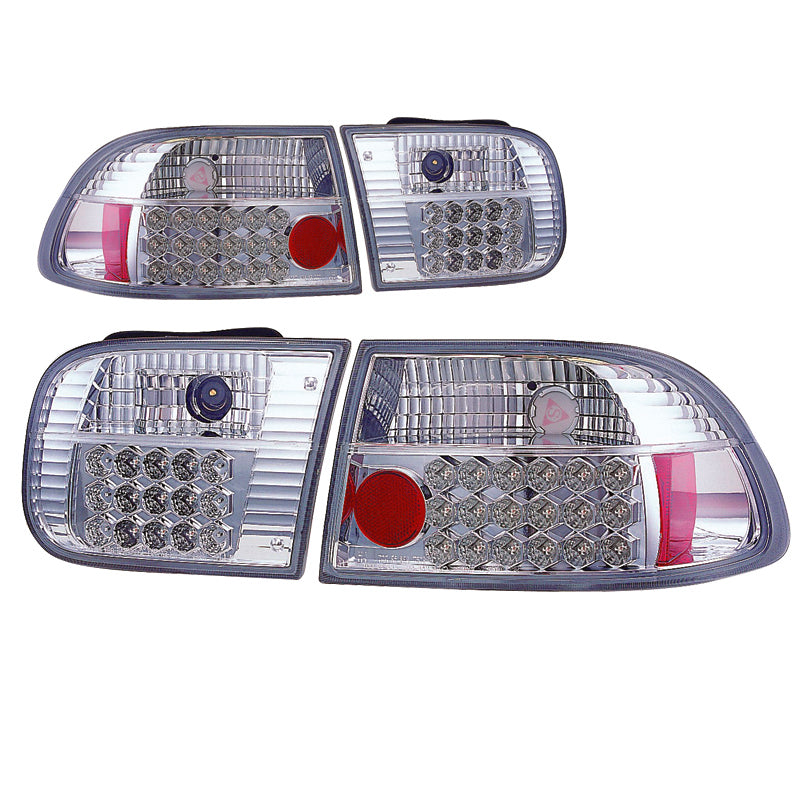LED-achterlichten voor Civic '92 2/4D