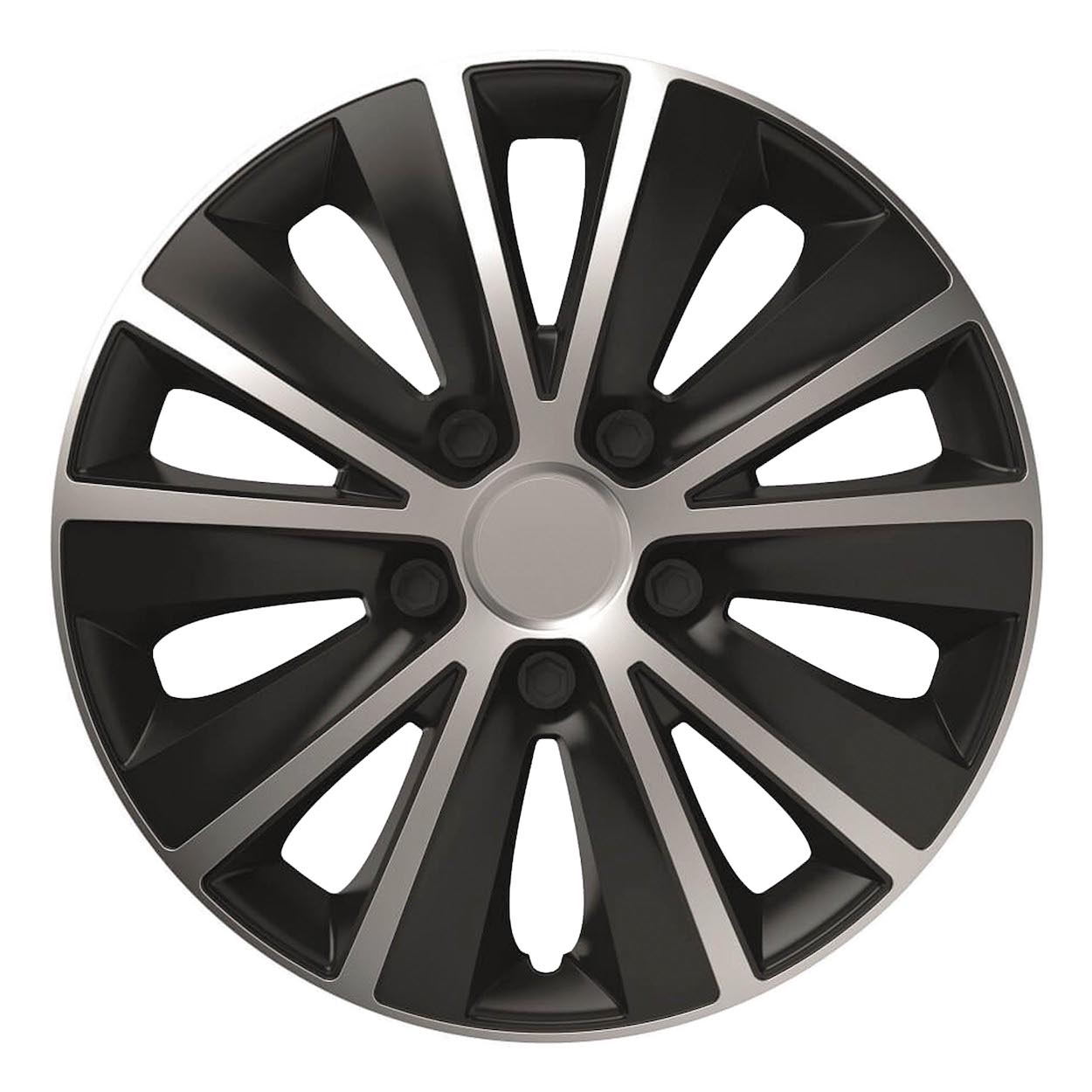 Versaco Rapide wieldop 14 inch in zwart en zilver