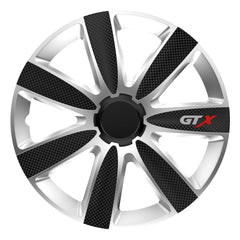 Versaco wieldeksel GTX in carbon zwart en zilver 14 inch
