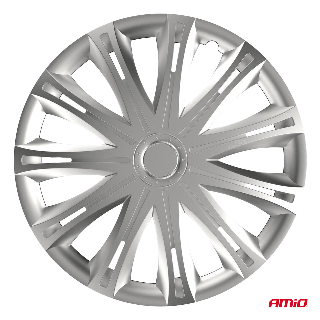 Spark wieldoppen in zilver 14 inch