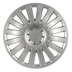 Zilverkleurige Smart naafdop voor 15 inch stalen velgen