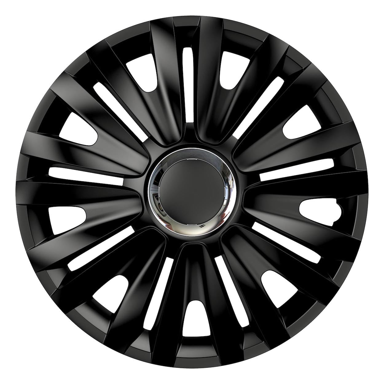 Zwarte Royal RC wielnaafkap voor 16 inch stalen velg