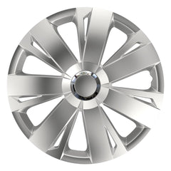 Zilverkleurige Energy RC wieldeksel voor 14 inch stalen velg