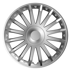 Zilverkleurige Crystal wieldop voor 16 inch stalen velg