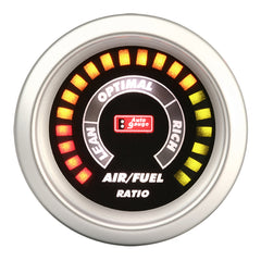 Digitale lucht/brandstof-verhoudingsmeter zwart 5,8 cm