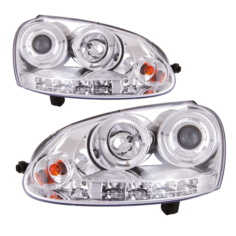 Witte koplampen voor VW Golf 5 vanaf 2003