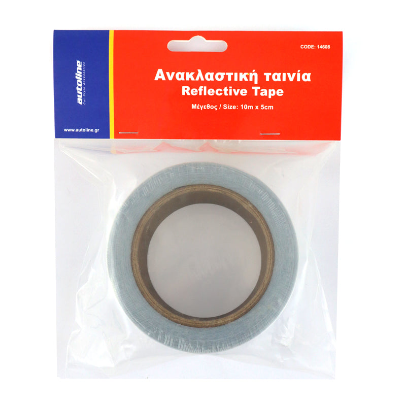 Reflecterende zelfklevende tape 10 m zilver