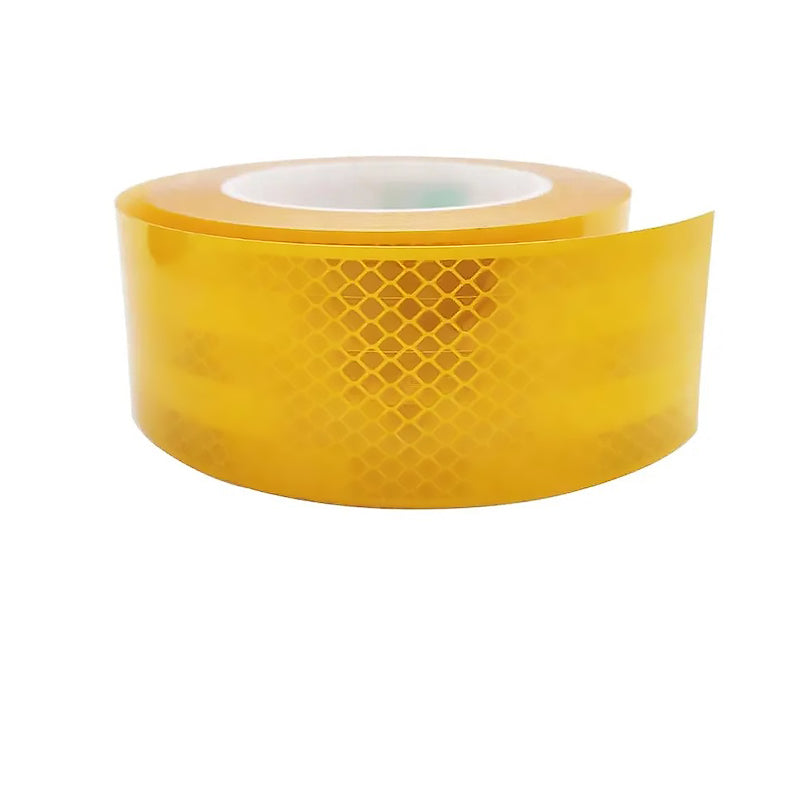 Reflecterende zelfklevende tape 10 m geel