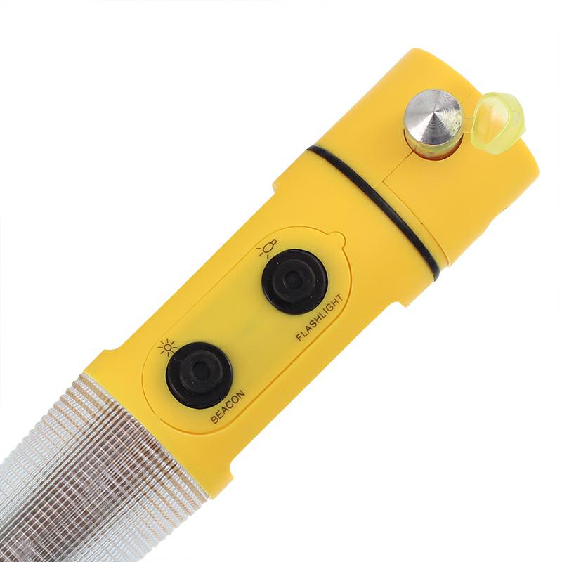 LED-noodlamp met waarschuwingslicht, gordelsnijder en ruitenbreker