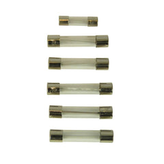 Carpoint glaszekeringen, assortiment 8-30 A, 6 stuks. 