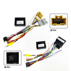 Radiokabel voor Opel met Canbus en orig. camera – 20- en 56-pins stekker voor Bilmedie-radio’s, compatibel met meerdere Opel-modellen.
