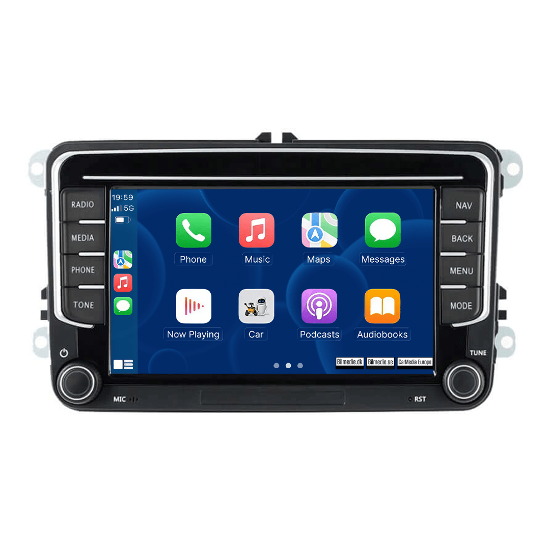 VW PQ35 (2006-2015) Apple CarPlay – 7” scherm | Passat, Golf, Touran e.a. 