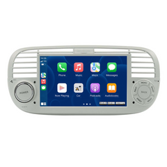 Fiat 500 07-15 - 7" radio met Apple CarPlay en Android Auto 