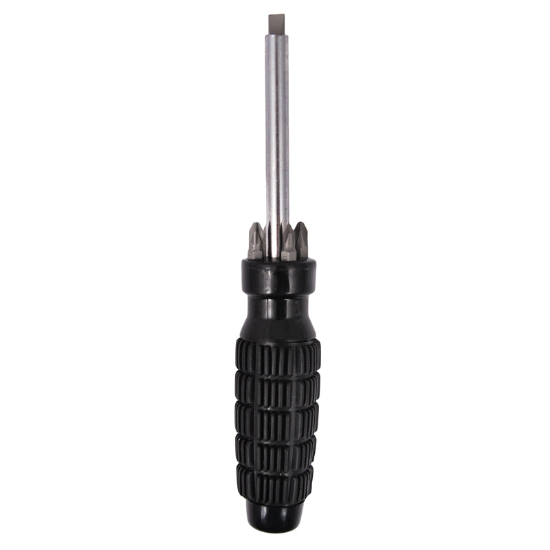 5-in-1 schroevendraaier met 1 handgreep en 5 bits